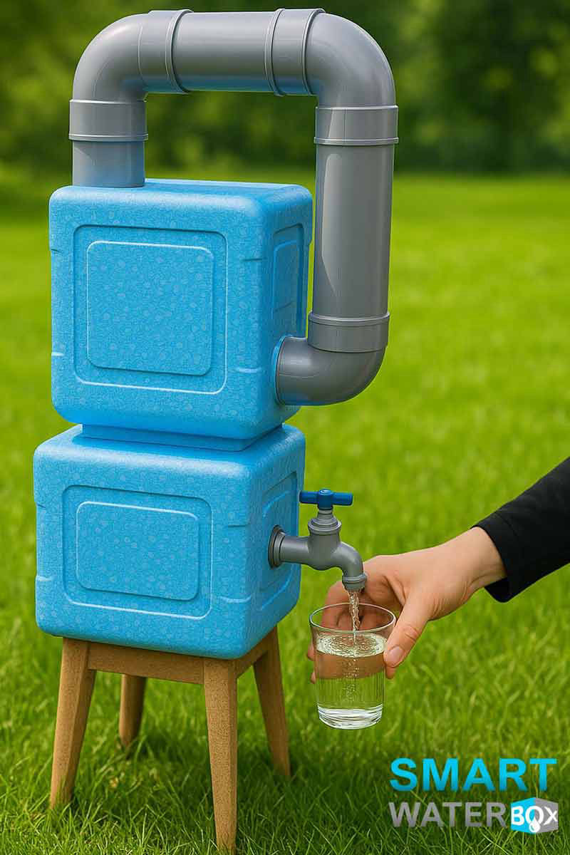 smart water box working model